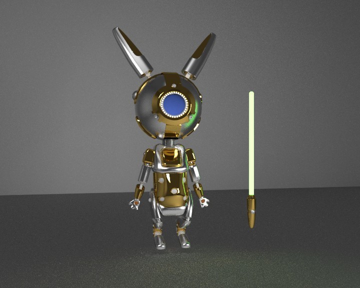 Golden Bot Bunny  preview image 1